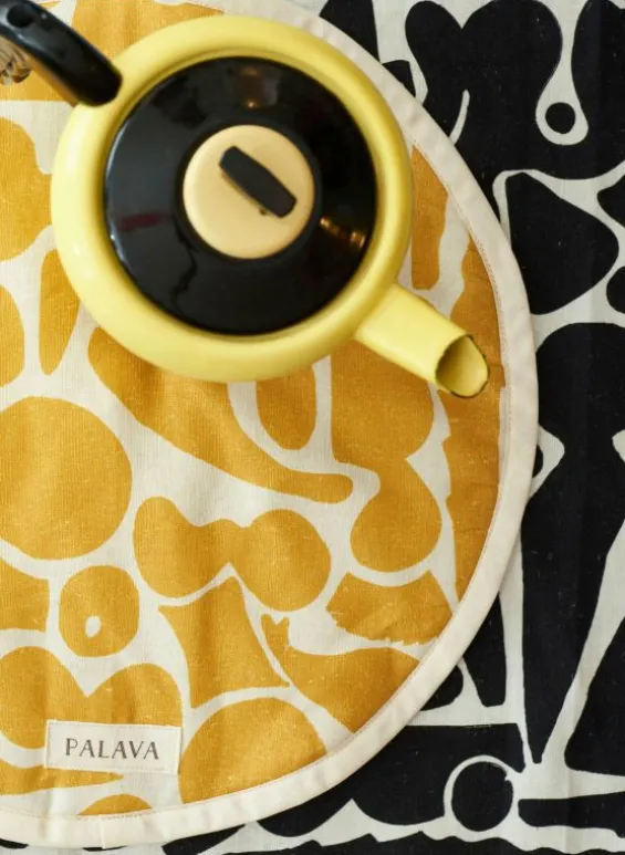 Shop Palava Aga Cover / Placemat - Black Cave
