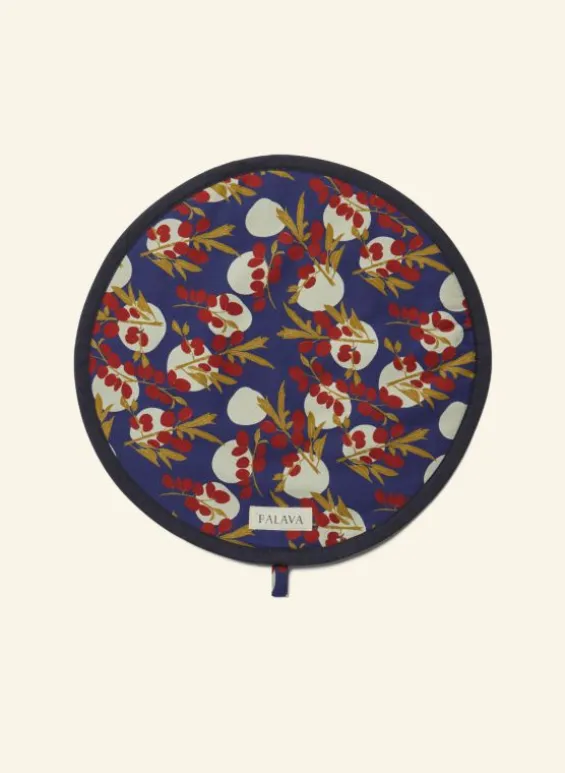 New Palava Aga Cover / Placemat - Navy Damson