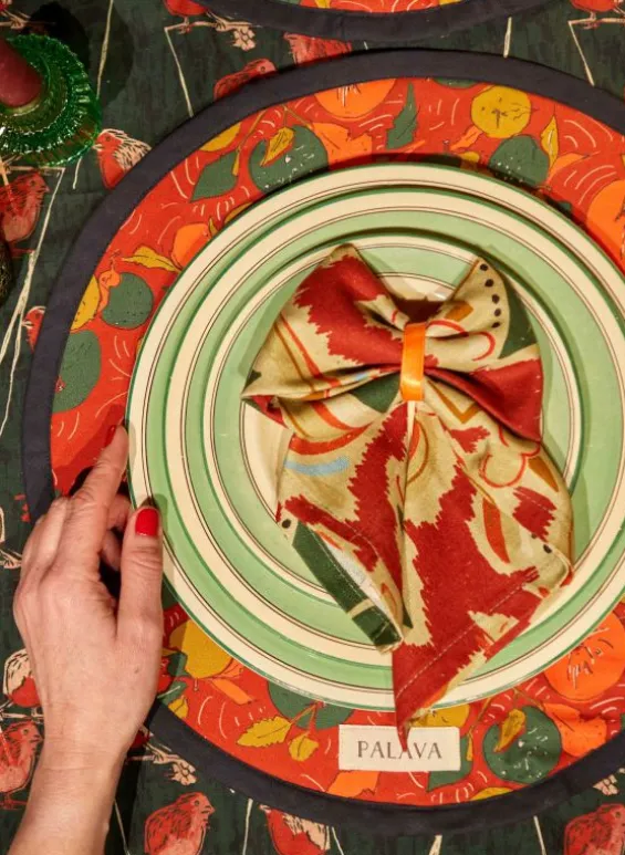 Clearance Palava Aga Cover / Placemat - Red Apple Orchard