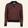 Shop Palava Aila - Navy Harman Knitted Top