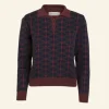 Cheap Palava Aila Knitted Top - Navy Radio Days