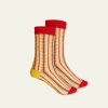 Hot Palava Ankle Socks - Yellow Barbican