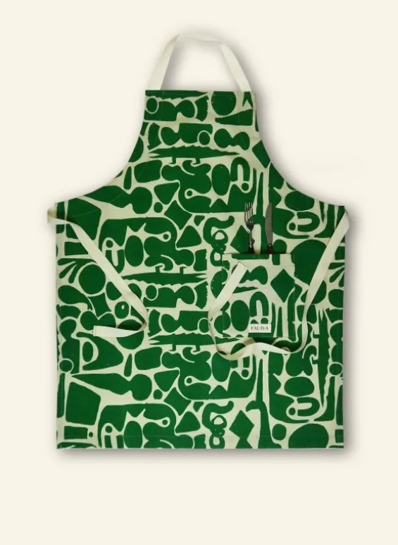 Hot Palava Apron - Green Cave