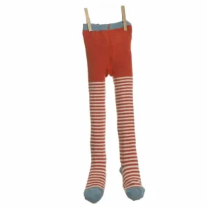 Flash Sale Palava Baby / Toddler Tights - Orange/Cream Stripe