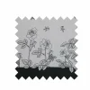 Cheap Palava Black and White Roses Fabric - Cotton Twill