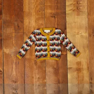 Store Palava Children's Cardigan - Marbled Feathers
