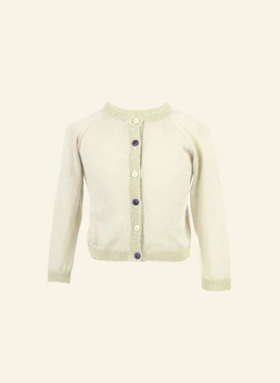Flash Sale Palava Children's Classic Cardigan - Sparkly Gold