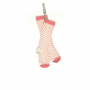 Outlet Palava Children's Socks - Pink Floral Dot