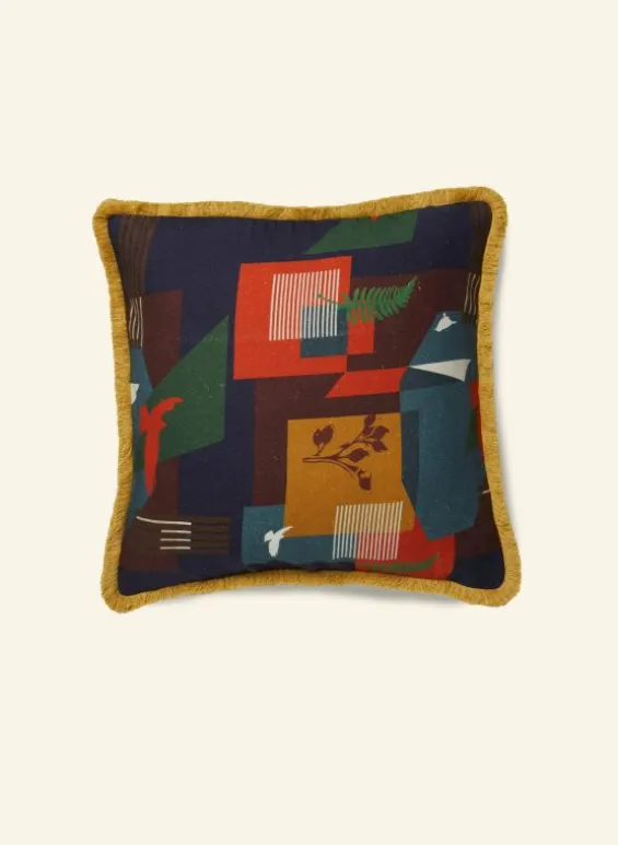 Online Palava Cushion Cover - Navy Allotment