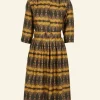 Hot Palava Cynthia dress - Black Deco Feather