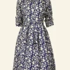 Discount Palava Cynthia Dress - Navy Autumn Leaves