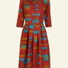 New Palava Cynthia Dress - Rust Red Archive