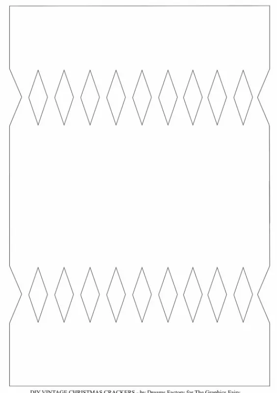 Hot Palava DIY Christmas Cracker - Colour Your Own Template