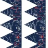 Store Palava DIY Christmas Crown - Navy Reindeer Sleigh