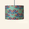 Best Palava Drum Lampshade - Green Nouveau Plum