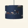 Best Palava Drum Lampshade - Navy Endangered Animals