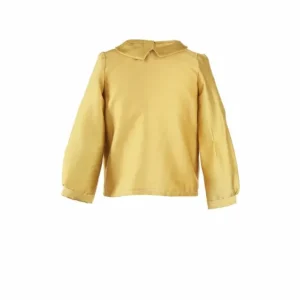 Hot Palava Edna Children's Blouse - Gold Cotton