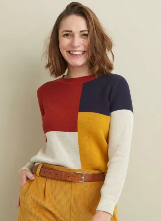 Hot Palava Esther Long - Red Bauhaus Jumper
