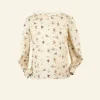 New Palava Ethel Girl's Blouse - Cream Ducks