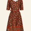 Best Sale Palava Evelyn Dress - Rust Cabaret