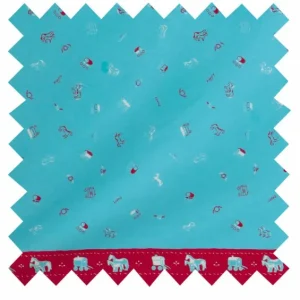 Fashion Palava Gypsy Caravan Turquoise Fabric - Cotton