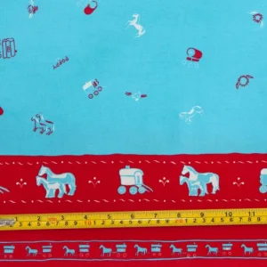 Fashion Palava Gypsy Caravan Turquoise Fabric - Cotton