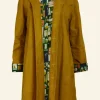 Shop Palava Heritage - Mustard Trench Coat Badges Lining