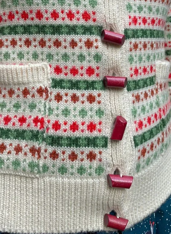 Best Palava Heritage - Popcorn Cream Cardigan