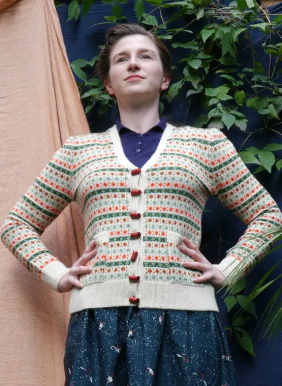 Best Palava Heritage - Popcorn Cream Cardigan