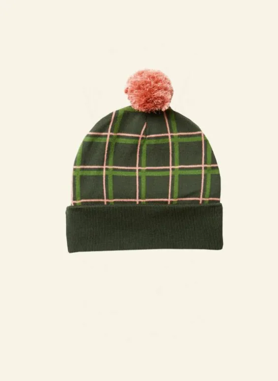 Online Palava Knitted Hat - Green Tuck Shop