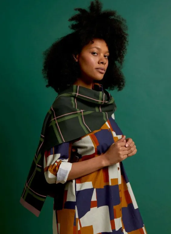 Best Palava Knitted Scarf - Green Tuck Shop