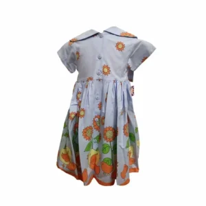 Clearance Palava Laura Dress - Blue Sunflower