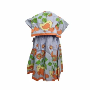 Clearance Palava Laura Dress - Blue Sunflower