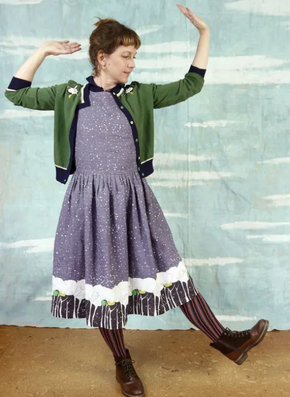 New Palava Mabel - Grey Snowstorm Dress