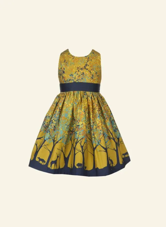 Flash Sale Palava Martha Baby / Toddler Dress - Mustard Forest