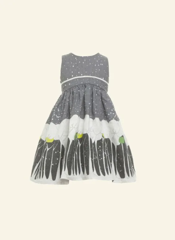 New Palava Martha Baby / Toddler Dress - Grey Snowstorm