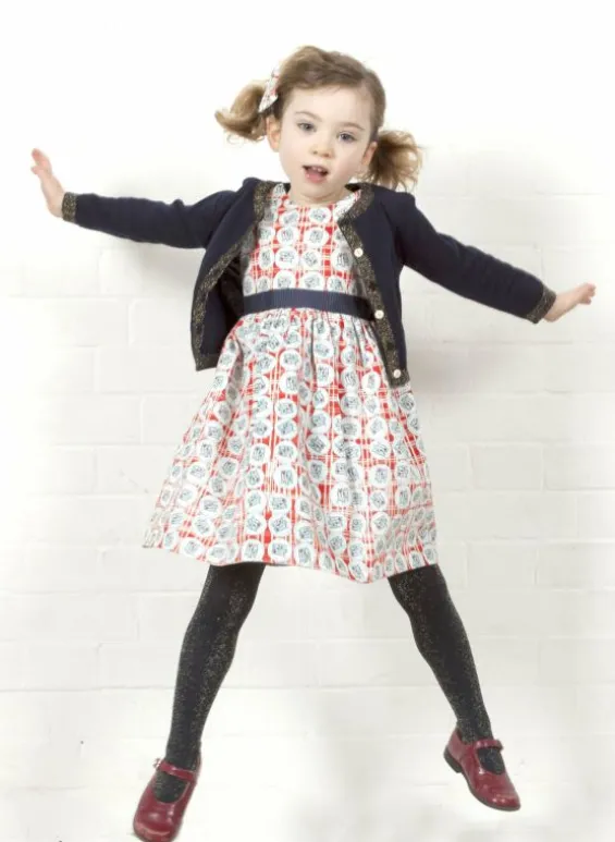 Hot Palava Martha Children's Dress - Red Sardines