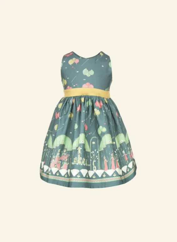 Best Palava Martha Children's Dress - Teal Ballroom