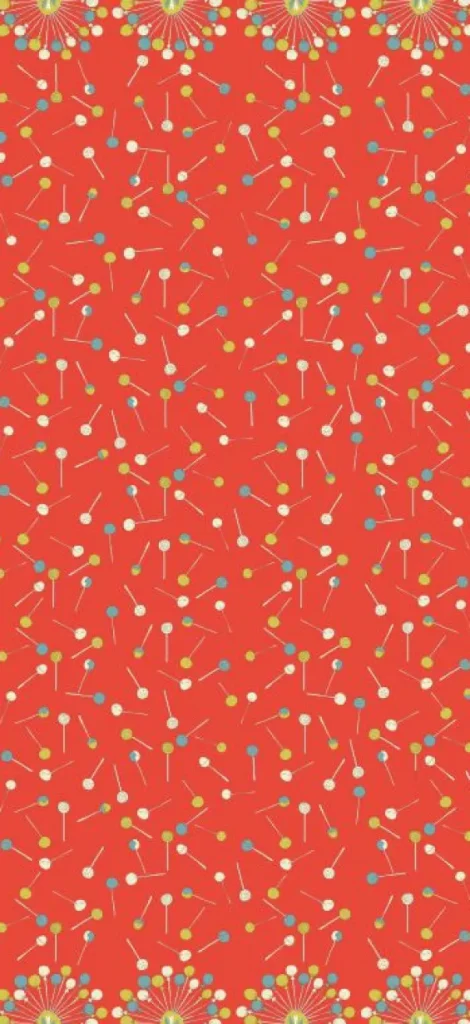 Best Palava Orange Lollipop Fabric - Cotton