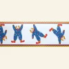Discount Palava Poppy - Clown (Primary) - Wallpaper Border - 10m