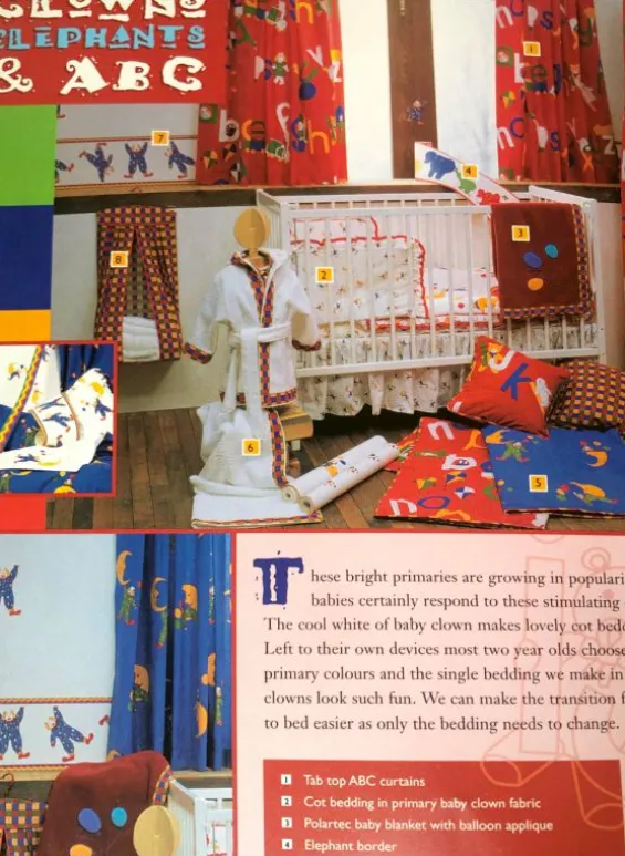 Discount Palava Poppy - Clown (Primary) - Wallpaper Border - 10m
