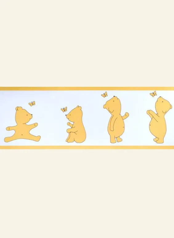 Online Palava Poppy - Wallpaper Border - 10m - Yellow Bear