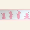 Outlet Palava Poppy - Wallpaper Border - 10m - Pink Bears