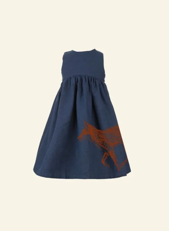 New Palava Rosie Children's Dress - Navy Fox