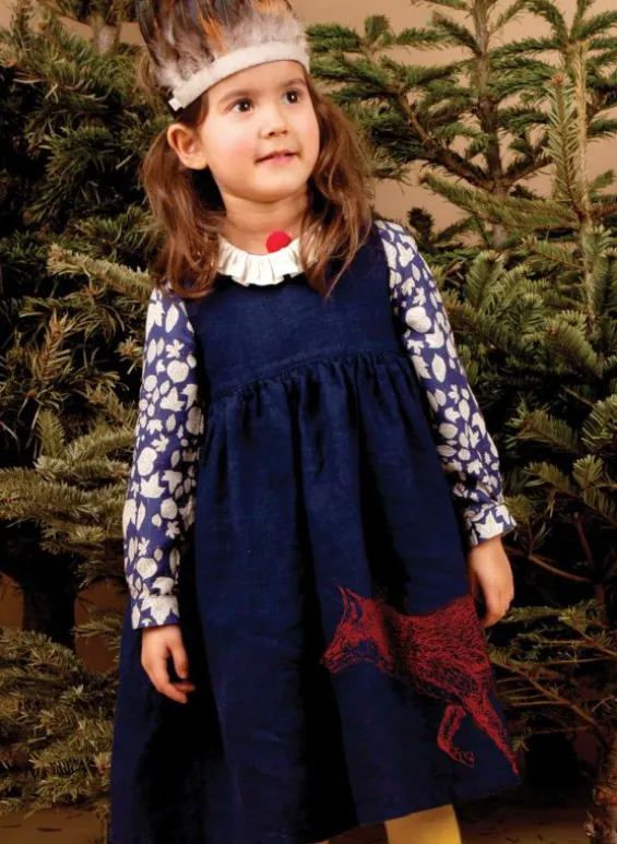 New Palava Rosie Children's Dress - Navy Fox