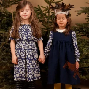 New Palava Rosie Children's Dress - Navy Fox
