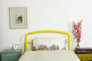 Shop Palava Single Duvet Cover - Cream Flower Garden/Chelsea Flower Show
