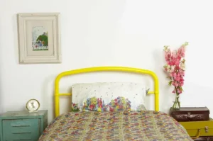Shop Palava Single Duvet Cover - Cream Flower Garden/Chelsea Flower Show