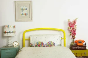 Shop Palava Single Duvet Cover - Cream Flower Garden/Chelsea Flower Show
