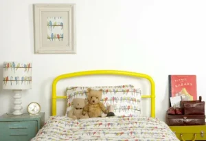 Cheap Palava Single Duvet Cover - Ivory Budgies